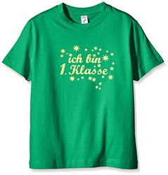 Coole-Fun-T-Shirts T-shirt voor meisjes, groen (groen-geel), Eén maat (Fabrikant maat:98)