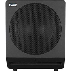 Fluid Audio Subwoofer da studio F10S (subwoofer attivo per studi domestici, woofer da 10 pollici, 200 watt, filtro passa-basso variabile, design compatto, ideale per la produzione musicale), nero