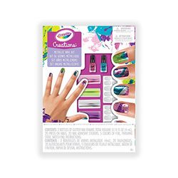 CRAYOLA – Set Vernis à Ongles Métallique Multicolore 04-0464