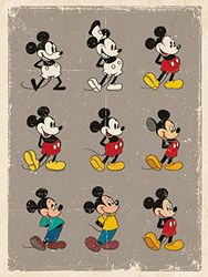 Disney Junior Topolino 60 x 80 cm Canvas Print retro evoluzione