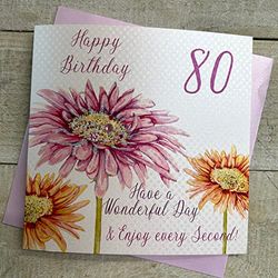 WHITE COTTON CARDS Handgemaakte Verjaardagskaart, Kaarten, Wit