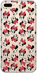ERT GROUP Custodia originale e ufficiale Disney Minnie e Mickey Mouse per iPhone 7 Plus, iPhone 8 Plus, Cover in plastica TPU silicone protegge da urti e graffi