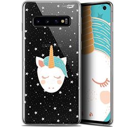 Caseink fodral för Samsung Galaxy S10 (6.1) Gel HD [ ny kollektion - mjuk - stötskyddad - tryckt i Frankrike] Unicorn Sleep