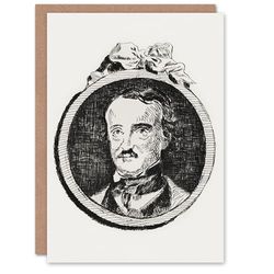 Artery8 Edouard Manet Art Card Edgar Allan Poe Portrait