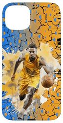 Ragazzi Pallacanestro Colorato Giocatori Custodia per iPhone 15 Plus