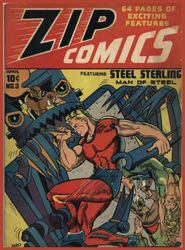 Zip Comics No3: Vintage Golden Age Superheroes | April 1940