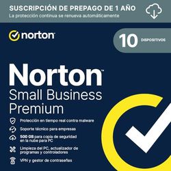 Norton Small Business Premium 10 dispositivos | Código de activación enviado por email