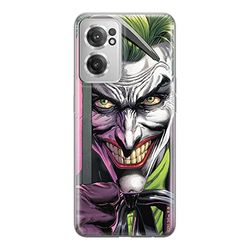 ERT GROUP etui na telefon Oneplus NORD CE 2, case oryginalny i oficjalnie licencjonowany przez DC, wzór Joker 014, optymalnie dopasowane, plecki z TPU