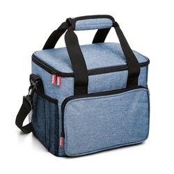 Tatay 11L Voedselkoeler, voedselkoeltas, drievoudig geïsoleerd, flexibel en 100% waterdicht. Urban Food Picnic Blue met thermische voedselisolatie