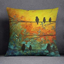 Bonamaison Funda de cojín, Cotton, Multicolor, 45X45
