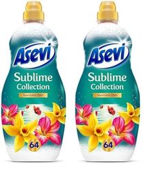 Asevi Suavizante para Ropa Sublime Collection Edén - Suavizante Concentrado para Lavadora con Efecto Revitalizante - Esencias Naturales - Suavidad Duradera para Todo Tipo de Tejidos - 64 Lavados