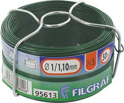 EDP 85320 Alambre Forrado, Verde No. 6, 1.40 mm x 50 m, 240 g