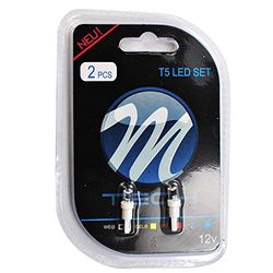 M-Tech LB002W Blister 2x LED T5 12V côncavo