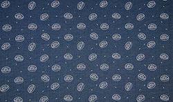 CRS Fur Fabrics Printed Cotton Denim Jersey Fabric Material - Donuts