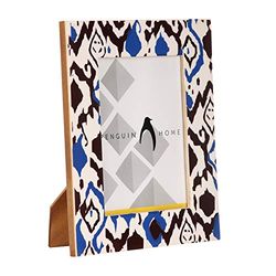 Penguin Home Handcrafted Photo Frame 6" X 4"(15 X 10 cm), Freestanding, Real Glass Window, Portrait or Landscape, Resin Beautiful Design, Vintage, For Family & Friends