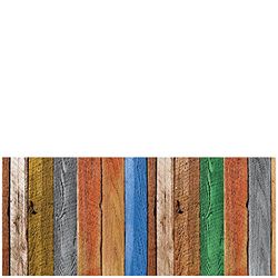 Laroom Alfombra, Vinylic Flooring PVC-Antislip, Multicolor