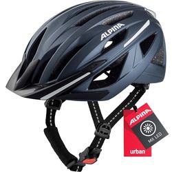 ALPINA Unisex - Vuxna, HAGA Cykelhjälm, indigo matt, 51-56 cm