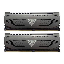 Patriot Memory Kit de Mémoire Haute Performance Viper Steel DDR4 3000 MHz 16Go (2x8Go) C16 Gris