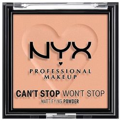 NYX Professional Makeup Can't Stop Won't Stop Mattifying Powder, Matte Finish, Brightening Peach