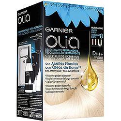 Garnier Olia Descolorante permanente sem amoníaco, com óleos florais de origem natural, descoloração extrema D+++