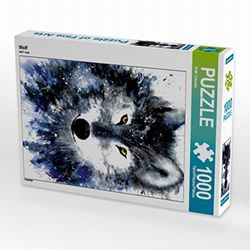 CALVENDO Puzzle Wolf 1000 Pieces 48 x 64 cm from Ruth Trinczek-Helten