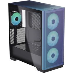 APNX C1 Midi-Tower ATX-Gehäuse, Tempered Glass - ChromaFlair