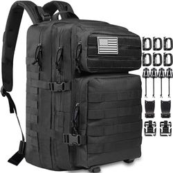 Createy 45L Military Tactical Backpack, Large Army 3 Day Assault Pack Molle Bag