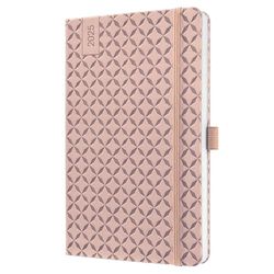 SIGEL J5131 Jolie Weekly Planner 2025, hardcover, 13,5 x 20,3 cm, 174 Pages, Rose