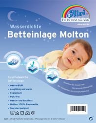 Alvi Matelas en Molton 60 x 120 cm Blanc