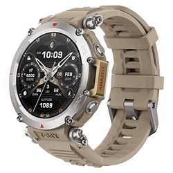 Amazfit T-Rex Ultr, 47 mm, Montre Connectée Homme, Montre GPS Sport de Qualité Militaire, 160+ Modes Sportifs, SpO2, HD AMOLED, 10 ATM, Autonomie de 20 Jours