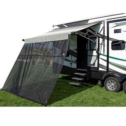 CAREFREE 701909ACD Auvent pour véhicule récréatif avec Fermeture éclair EZ, Noir, 5,8 x 2,7 m de Hauteur
