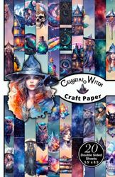 Celestial Witch Craft Paper: Decorative Scrapbook and Craft Paper. 5.5 x 8.5 inches, 20 styles, 20 double-sided sheets.