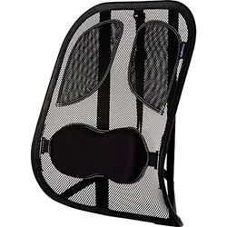 Fellowes Professional Series Mesh Back Support Krzesło Biurowe z Podparciem Lędźwiowym i Potrójnym Napięciem, Grafit (Czarny)