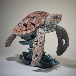 Enesco Rzeźba krawędzi rzeźba żółwia morskiego figurka 43 cm długości 6005342