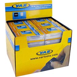 Var Kit Parches Autoadhesivos Herramientas de Mano para Bicicletas, Adultos Unisex, Multicolor, Talla Única