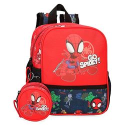 Marvel Go Spidey Nursery Backpack, red, One Size, Nursery Backpack