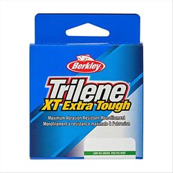 Berkley Trilene XT - Sedal de Pesca monofilamento, XTPS12-22, Verde de Baja Visibilidad, 3000 Yd Pound Test 12