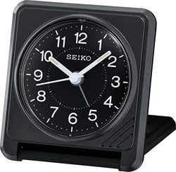 seiko reiswekker kunststof, zwart, Eén maat, reiswekker