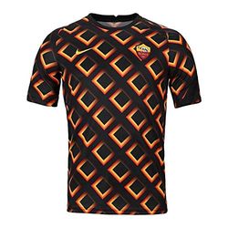 Nike Roma M NK BRT Top SS PM T-Shirt Homme, Black/University Gold/(University Gold) (no Sponsor-plyr), FR : S (Taille Fabricant : S)