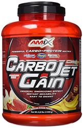 AMIX - Proteína em pó Carbojet Gain - Suplemento com hidratos de carbono - Proteína para ganhar massa muscular - Ideal para atletas de elite - sabor baunilha - 4 kg