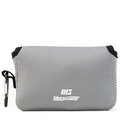 MegaGear MG1095 Capa de neoprene ultraleve com mosquetão para câmara Fujifilm X100F/X100T/X100S, cor cinzenta