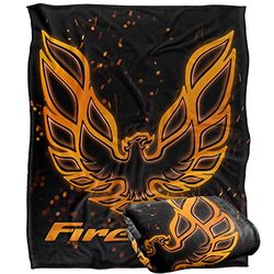Pontiac Blanket, 152 x 127 cm Firebird Eagle Logo Silky Touch Super Soft Throw Blanket
