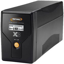 X3 EX 650 LCD USB FR/SCHUKO - Sistemas de alimentación ininterrumpida (SAI/UPS), línea interactiVA, 650 VA, 2 SCHUKO tomacorrientes (Garantía 2 años)