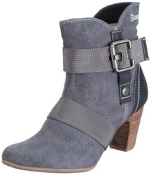 s.Oliver Casual 5-5-25303-28 - Botas de Lona para Mujer, Color Azul, Talla 42