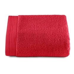 Top Towel – Set of 1 Shower Towel – Large Shower Towel – Bath Towels – 100% Combed Cotton – 600 g/m2 – Measure 100 x 150 cm – Red