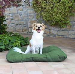SOGNI E CAPRICCI PETS Paquete N.2 Cojines para Animales Smarty, Verde Oscuro, 77 x 60 cm