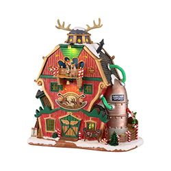 Lemax 15793 Santa's Wonderland Lighted Buildings: Santa's Reindeer Training Academy