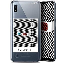 Caseink fodral för Samsung Galaxy A10 (6.2) Gel HD [ ny kollektion - mjuk - stötskyddad - tryckt i Frankrike] Du ser vad jag ser?