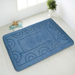 Comart, Nicole Tapis de Salle de Bain, séchage Rapide, Fond antidérapant en Latex, Couleur Unie, Dessous de Douche et Baignoire, pour WC et Bidet, Lavable en Machine, rectangulaire 66 x 140 cm,