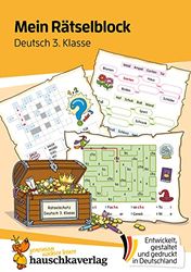 Mein Rätselblock Deutsch 3. Klasse: Rätsel für kluge Köpfe mit Lösungen - Förderung mit Freude: 683